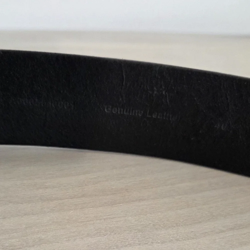 Carhartt Men's Anvil Belt Black Full Grain Bridle Leather Sz 40 Heavy Duty Work